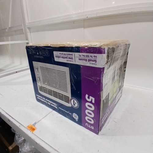 GE APPLIANCES MECHANICAL ROOM AIR CONDITIONER FOR SMALL ROOMS - 5000BTU - 150SQ. FT. (MODEL: AWAS05BWFC) image 5