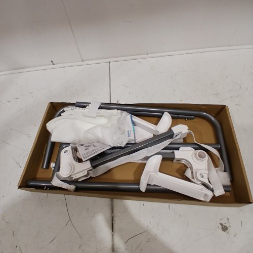 REGALO SWING-DOWN MESH CRIB RAIL, 34"X16" - WHITE (MODEL: 2015-DS) image 2
