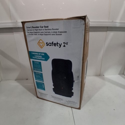 SAFETY 1ST 3-IN-1 HARNESS BOOSTER CAR SEAT - 100LB MAX - BLACK (MODEL: 22276CHHR) image 2