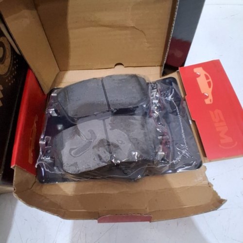 4PC DS-ONE FRONT COATED DRILLED SLOTTTED DISC BRAKE ROTORS & SIM DISC BRAKE PADS FOR SELECT MODELS - CAST IRON (MODEL: DS1-981775) image 6