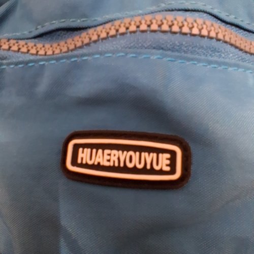 HUAERYOUYUE WATERPROOF NYLON CROSSBODY BAG - BLUE image 2