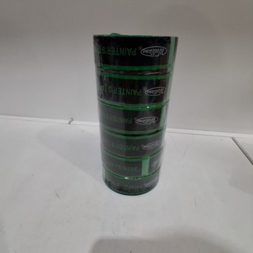 6PK WELLSON PAINTERS TAPE - 36MM X 82FT - GREEN image 2