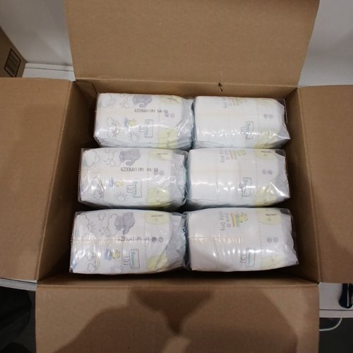 186PK PAMPERS SWADDLERS DISPOSABLE DIAPERS - SIZE 2 image 2