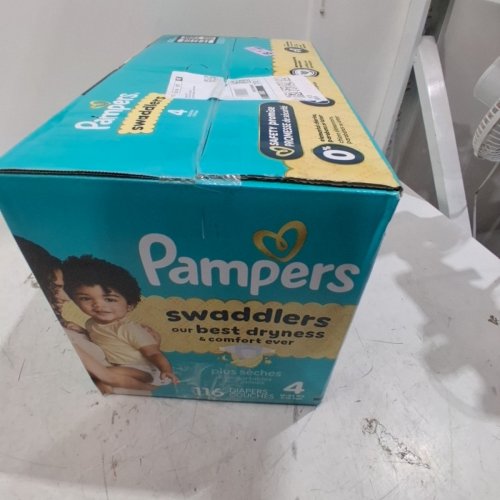 116PK PAMPERS SWADDLERS 360 LEAKPROOF DISPOSABLE BABY DIAPERS - SIZE 4 (15LBS- 34LBS)LBS) image 3