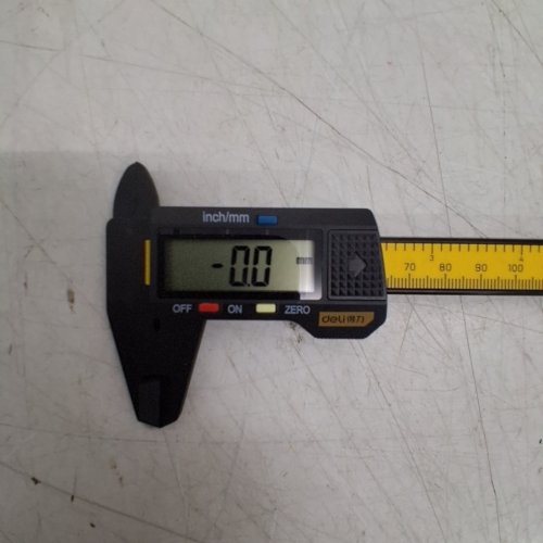 DELI DIGITAL VERNIER CALIPER - 0-150 MM - BLACK/YELLOW (MODEL: DL90150) image 2