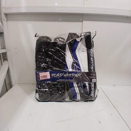 ROAD WARRIOR STREET HOCKEY GOALIE PADS - 24" - BLUE/BLACK image 5