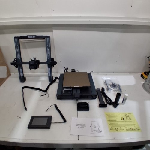 ELEGOO NEPTUNE 3 PRO FDM 3D PRINTER WITH AUTO LEVELING, DUAL GEAR METAL EXTRUDER & ULTRA-QUIET PRINTING - 225MM X 225MM X 280MM BUILD VOLUME (MODEL: NEPTUNE-3-PRO) image 7