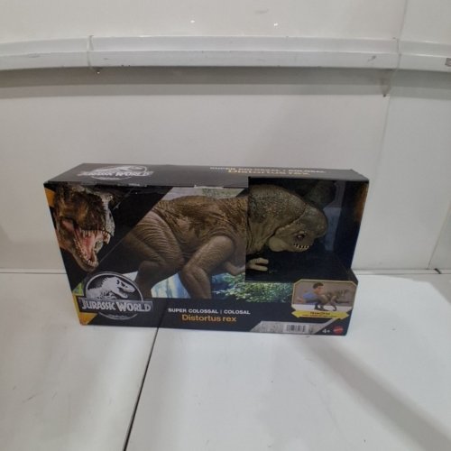 MATTEL JURASSIC WORLD REBIRTH SUPER COLOSSAL DISTORTUS REX - DIRTY GREEN (MODEL: JKG95) image 3