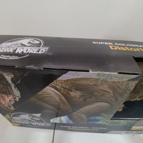MATTEL JURASSIC WORLD REBIRTH SUPER COLOSSAL DISTORTUS REX - DIRTY GREEN (MODEL: JKG95) image 4