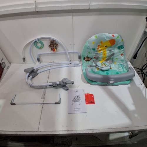 BRIGHT STARTS WILD VIBES INFANT TO TODDLER ROCKER - WILD JUNGLE image 2