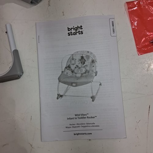BRIGHT STARTS WILD VIBES INFANT TO TODDLER ROCKER - WILD JUNGLE image 3