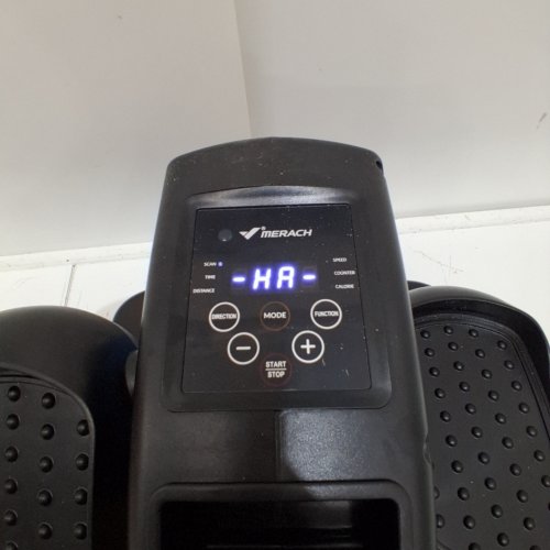 MERACH UNDER DESK ELLIPTICAL MACHINE WITH 12 ADJUSTABLE SPEEDS - BLACK/BLUE (MODEL: MR-E34B1) image 2