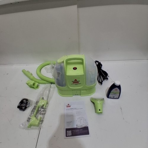 BISSELL LITTLE GREEN MINI CORDED PORTABLE CARPET AND UPHOLSTERY DEEP CLEANER WITH SELF-CLEANING TOUGH STAIN TOOL AND HYDRORINSE TOOL (MODEL: 4075B) image 4