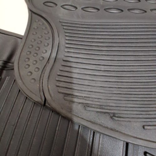 3PC FH GROUP HEAVY DUTY TRIMMABLE ALL-WEATHER CAR FLOOR MATS - BLACK (MODEL: F11306-BLACK) image 2