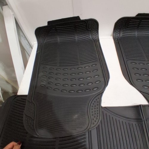 3PC FH GROUP HEAVY DUTY TRIMMABLE ALL-WEATHER CAR FLOOR MATS - BLACK (MODEL: F11306-BLACK) image 4