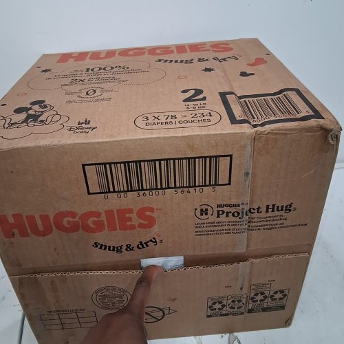 234PK MICKEY MOUSE HUGGIES SNUG AND DRY BABY DIAPERS - SIZE 2 (12-18LBS) image 6