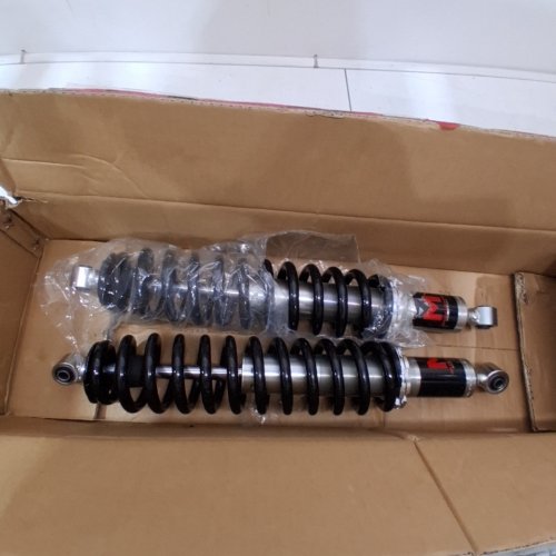 2PK ROUGH COUNTRY COILOVER SHOCK ABSORBERS - FITS VARIOUS MODELS - BLACK/SILVER image 2