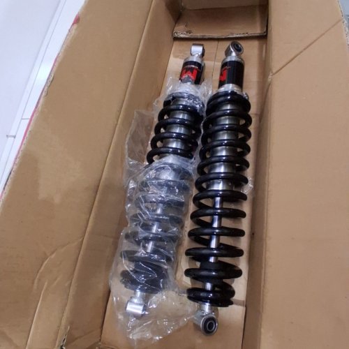 2PK ROUGH COUNTRY COILOVER SHOCK ABSORBERS - FITS VARIOUS MODELS - BLACK/SILVER image 3