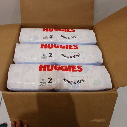 234PK MICKEY MOUSE HUGGIES SNUG AND DRY BABY DIAPERS - SIZE 2 (12-18LBS) image 2
