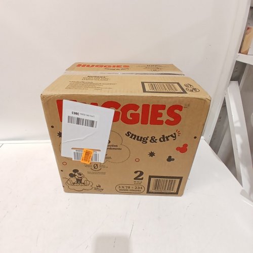 234PK MICKEY MOUSE HUGGIES SNUG AND DRY BABY DIAPERS - SIZE 2 (12-18LBS) image 3