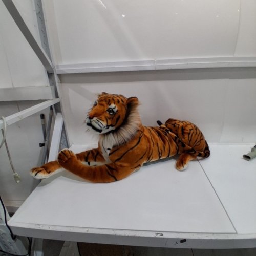 MELISSA & DOUG GAINT PLUSH TIGER TOY - 5FT - ORANGE AND BLACK image 3