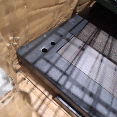 EVBFORU BED FRAME WITH LED LIGHT HEADBOARD AND 4 STORAGE DRAWERS - FULL - RUSTIC GREY (MODEL:C370-F-BK+DG) image 5