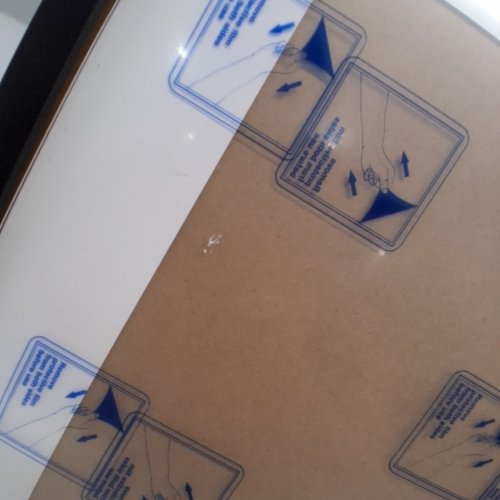 AMERICANFLAT PICTURE FRAME - 29" X 25" - BLACK image 4