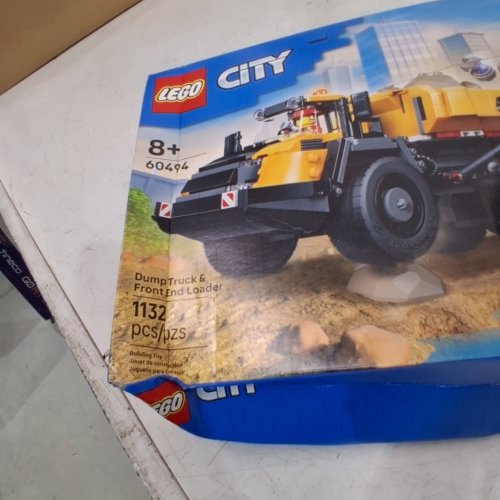 1132PC LEGO CITY DUMP TRUCK & FRONT END LOADER (60494) image 2