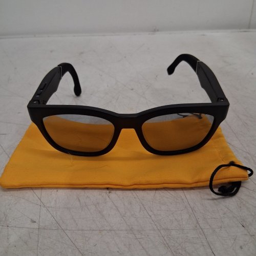 WIRELESS BLUETOOTH SMART GLASSES WITH SOFT CARRY CASE - OSFM - BLACK image 5