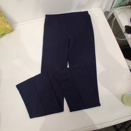 GIRLS' FLARE PONTE PANTS - LARGE - NAVY image 3