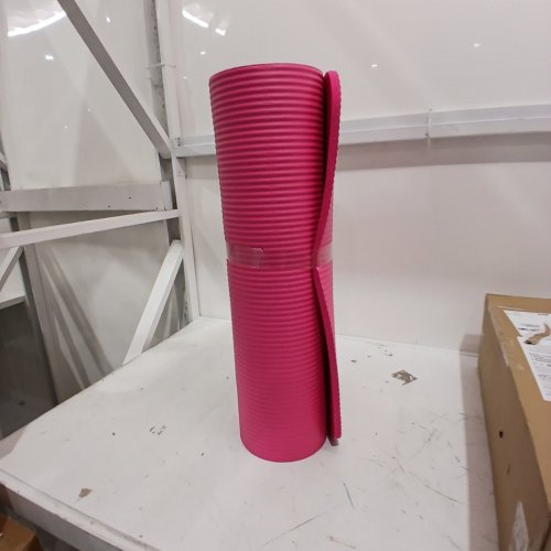 AMAZON BASICS EXTRA THICK YOGA MAT - 74" X 24" X 0.5" - PINK image 2