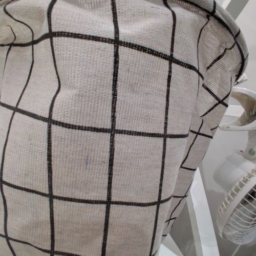 COLLAPSIBLE LAUNDRY HAMPER/BASKET - BLACK / WHITE image 3