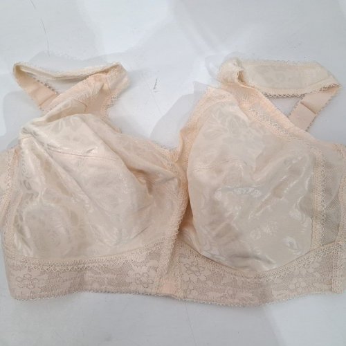 WOMEN'S PLAYTEX 18 HOUR ULTIMATE SHOULDER COMFORT SIDE AND BACK SMOOTHING LACE BRA - 36DD - BEIGE (STYLE: 4953) image 2