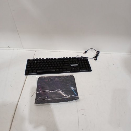 2PC AQVIN WIRED GAMING RGB KEYBOARD AND MOUSEPAD SET - BLACK (MODEL: GK70X) image 4