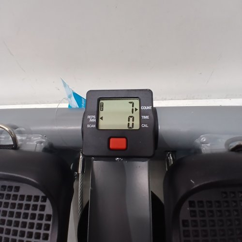 HEALTH & FITNESS MINI STEPPER WITH RESISTANCE BANDS - GREY (MODEL: 012-S) image 2