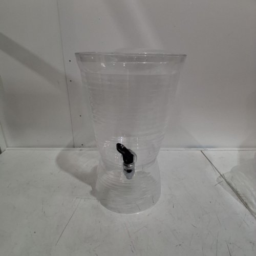 BEVERAGE/DRINK DISPENSER WITH SPIGOT - CLEAR image 2