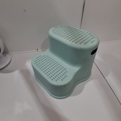 KID'S PILLOWFORT DOUBLE STEP STOOL - MINT GREEN image 2