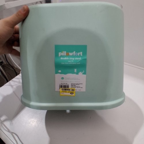 KID'S PILLOWFORT DOUBLE STEP STOOL - MINT GREEN image 3