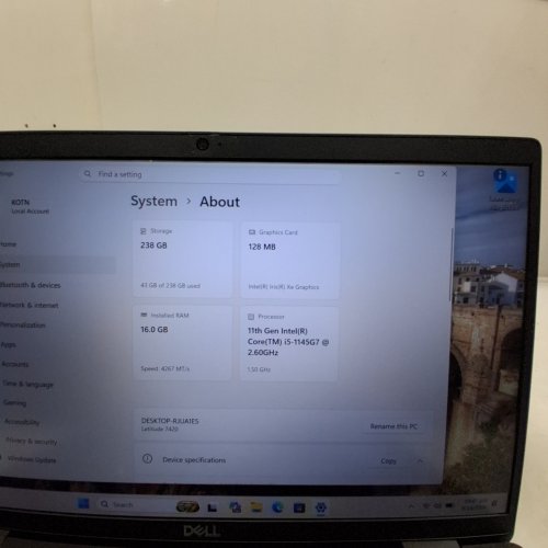 DELL LATITUDE 7420 2-IN-1 LAPTOP - INTEL I5-1145G7 - 16GB RAM - 256GB SSD - 12.7" - GREY image 4