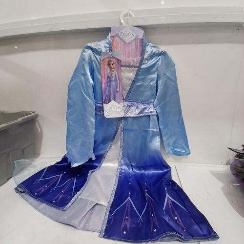 GIRL'S FROZEN II ELSA ADVENTURE DRESS -4-6X- BLUE image 2