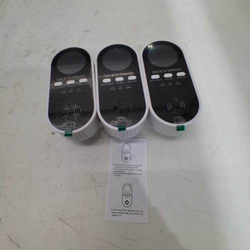 3PK 5-IN-1 KH ALERT PLUG IN CARBON MONOXIDE DETECTOR AND NATURAL GAS DETECTOR - WHITE (MODEL:KH168) image 3