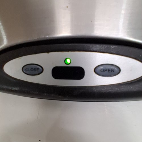NINESTARS 50L MOTION SENSOR TRASH CAN, LARGE - SILVER (DZT-50-25) image 2