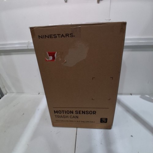NINESTARS 50L MOTION SENSOR TRASH CAN, LARGE - SILVER (DZT-50-25) image 11