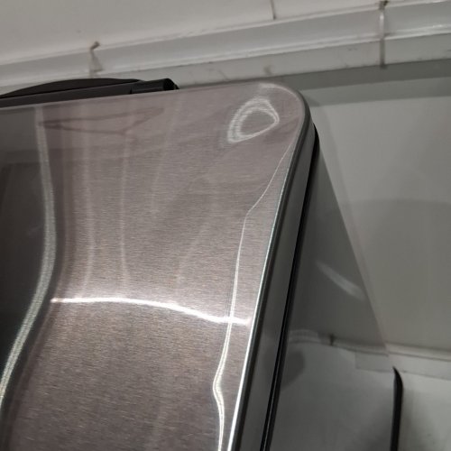 MBILLION RECTANGLE STAINLESS STEEL STEP BIN SLOW CLOSE FINGERPRINT PROOF - 40L - BRUSHED SILVER - (MODEL:MB-8858) image 4