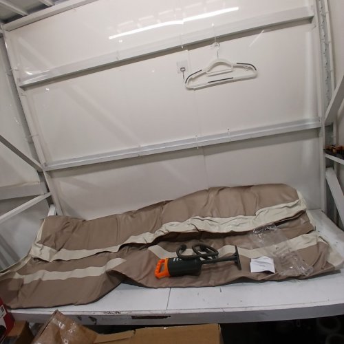 FREEIN CAMPING SLEEPING PAD WITH PUMP AND CARRY BAG - FULL SIZE - TAN (ITEM: CSP-130F10H) image 3