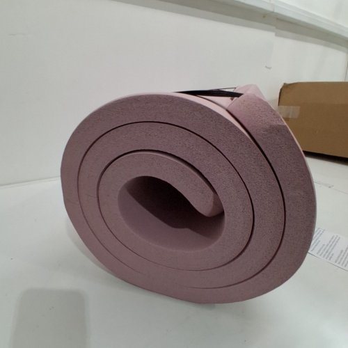 AMAZON BASICS EXTRA THICK EXERCISE YOGA MAT WITH CARRYING STRAP - 72" X 22" X 1"- ROSE/ PINK (MODEL: GYCOYM-PK) image 3