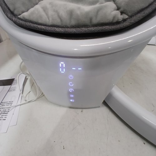 MUNCHKIN BLUETOOTH ENABLED LIGHTWEIGHT BABY SWING WITH NATURAL SWAY IN 5 RANGES OF MOTION AND REMOTE - WHITE/GREY - (MODEL: 21330) image 2
