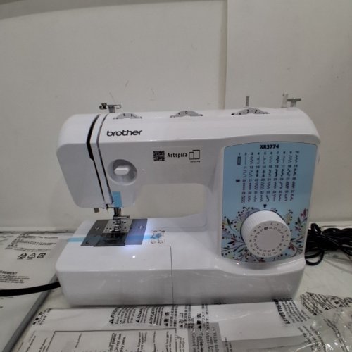 BROTHER 37-STITCH SEWING AND QUILTING MACHINE WITH WIDE TABLE & PROTECTIVE COVER - WHITE (MODEL: XR3774) image 7