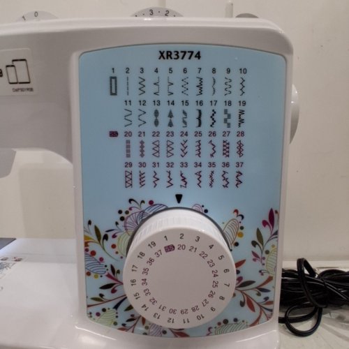 BROTHER 37-STITCH SEWING AND QUILTING MACHINE WITH WIDE TABLE & PROTECTIVE COVER - WHITE (MODEL: XR3774) image 9