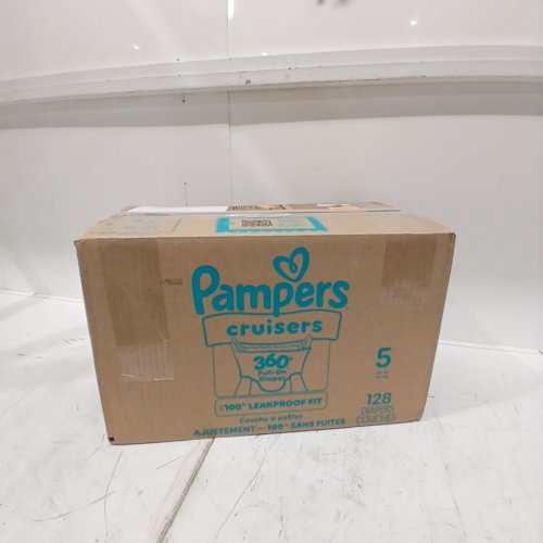 128PK PAMPERS CRUISERS 360 DIAPERS - SIZE 5 (27LB+) image 3